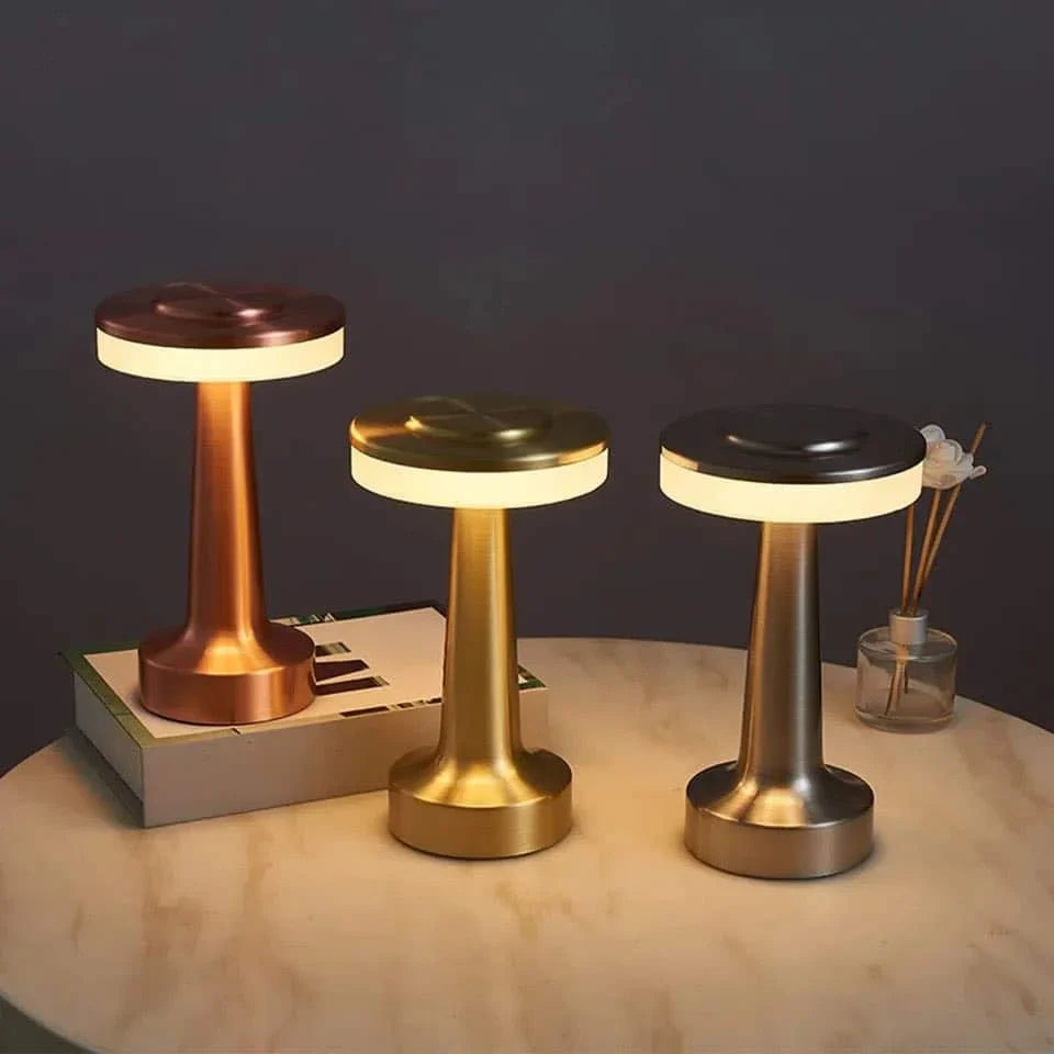 Metal Desk Lamp USB Rechargeable