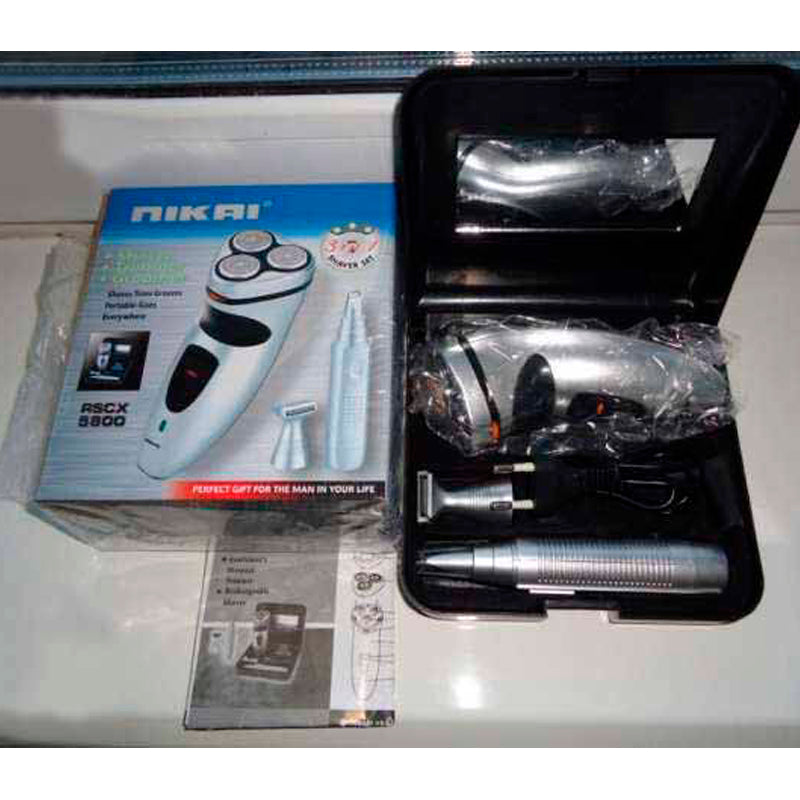 NIKAI 3 In 1 Shaver Set (RSCX-5800)