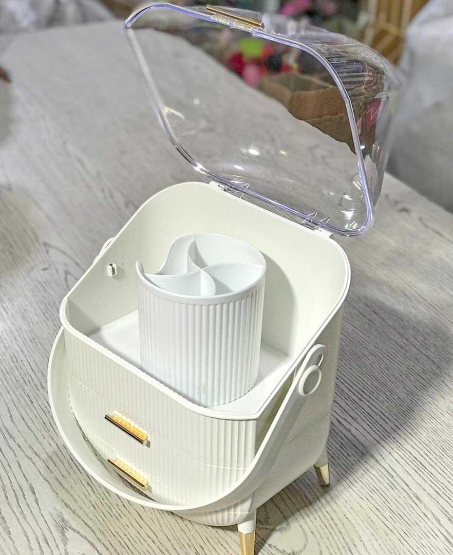 Portable Cosmetics Organizer Display Box