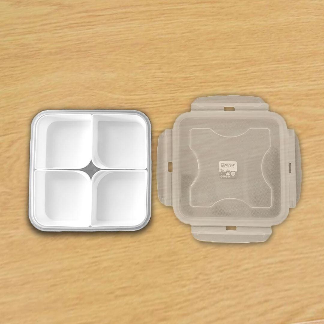 Dry Fruits Box 4 Grid Plastic Candy