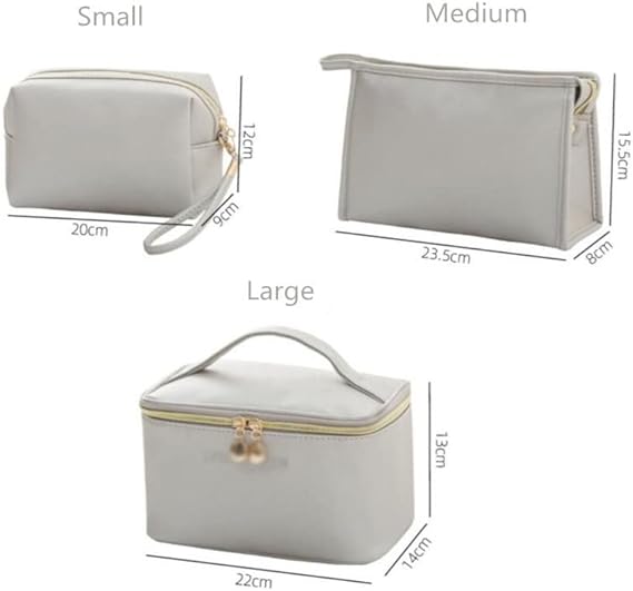 Leather 3Pcs Pouch Set