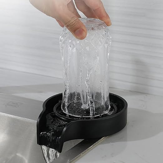 Faucet Glass Rinser Automatic Cup Washer Bar KitchenTea Cup Cleaner