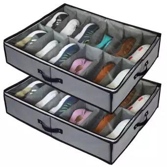 Shoe under grey colour