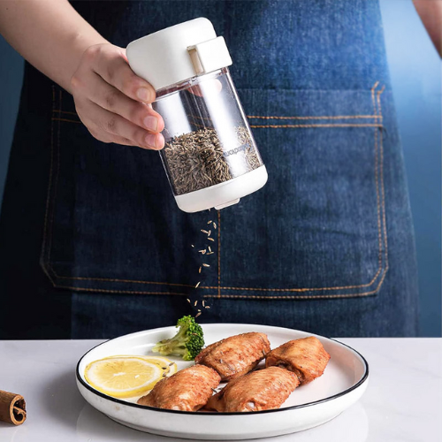 Portable Spice Shaker Push Type