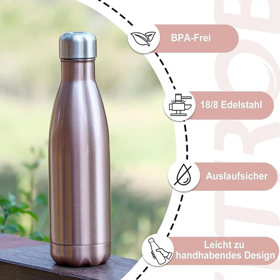 Stainless Steel Water Bottle 500ML