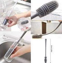 Silicone Long Handle Bottle Cleaning Brush