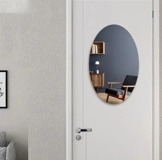 Flexible self adhesive non-glass mirror sticker