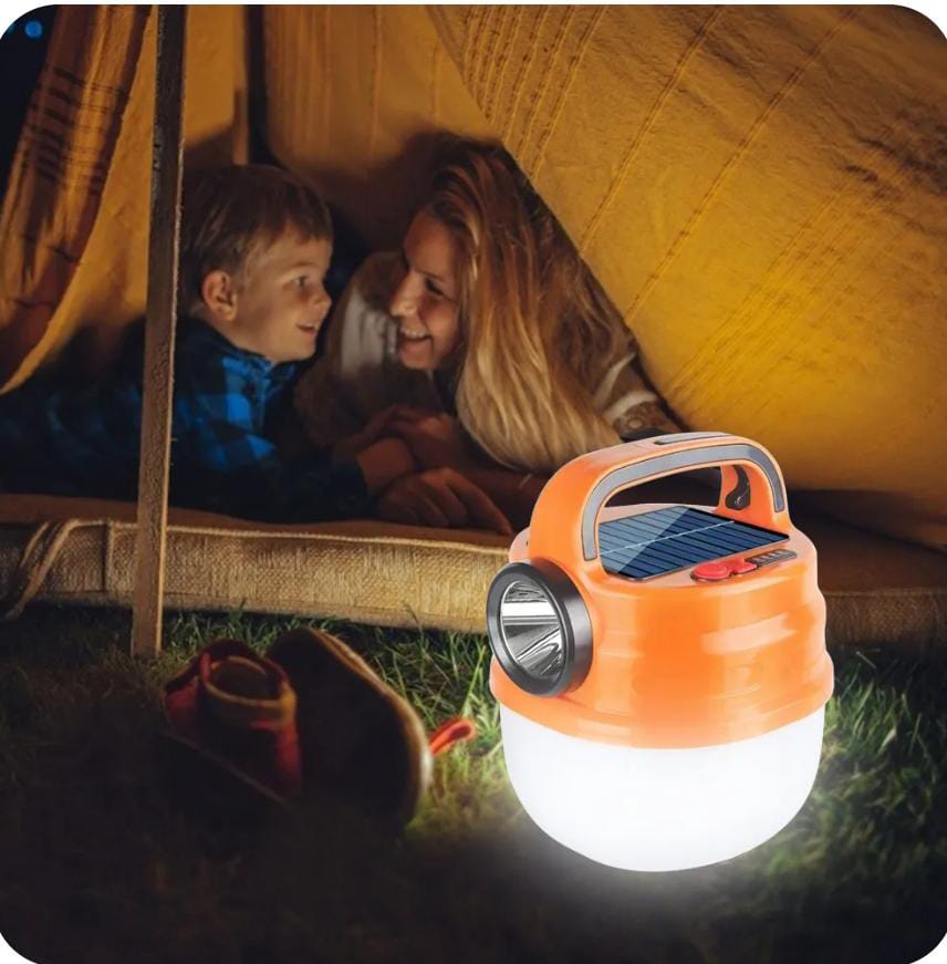 Solar Camping Lamp LED USB Rechargeable