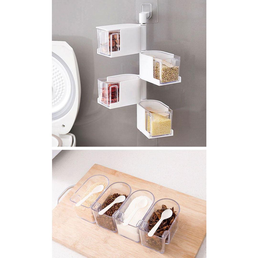 Seasoning Storage Boxes Spice Jar Wall Hanging
